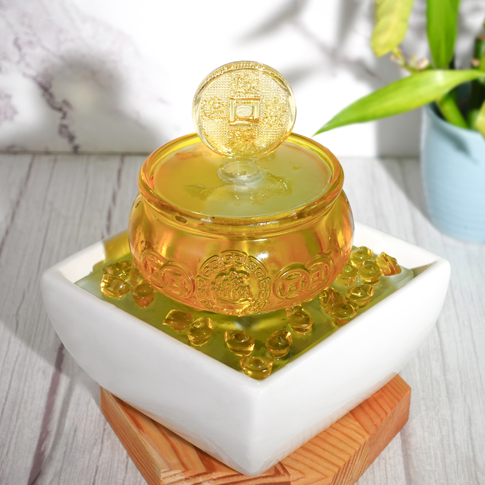 Tepototo 聚寶盆 風水アイテム 真鍮製 宝鉢 風水宝盆 開運グッズ 風水